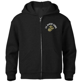 U.S. Marine Corps EGA Embroidered Full-Zip Hoodie