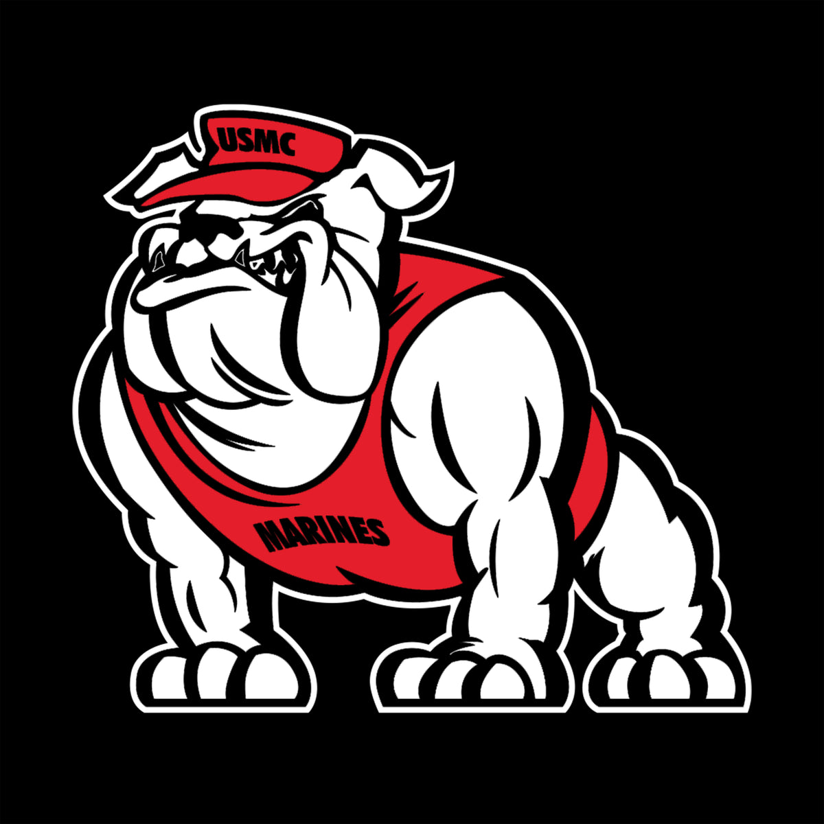 USMC Varsity Bulldog Chest Seal Tank