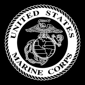 Big USMC Seal Performance Long Sleeve Tee