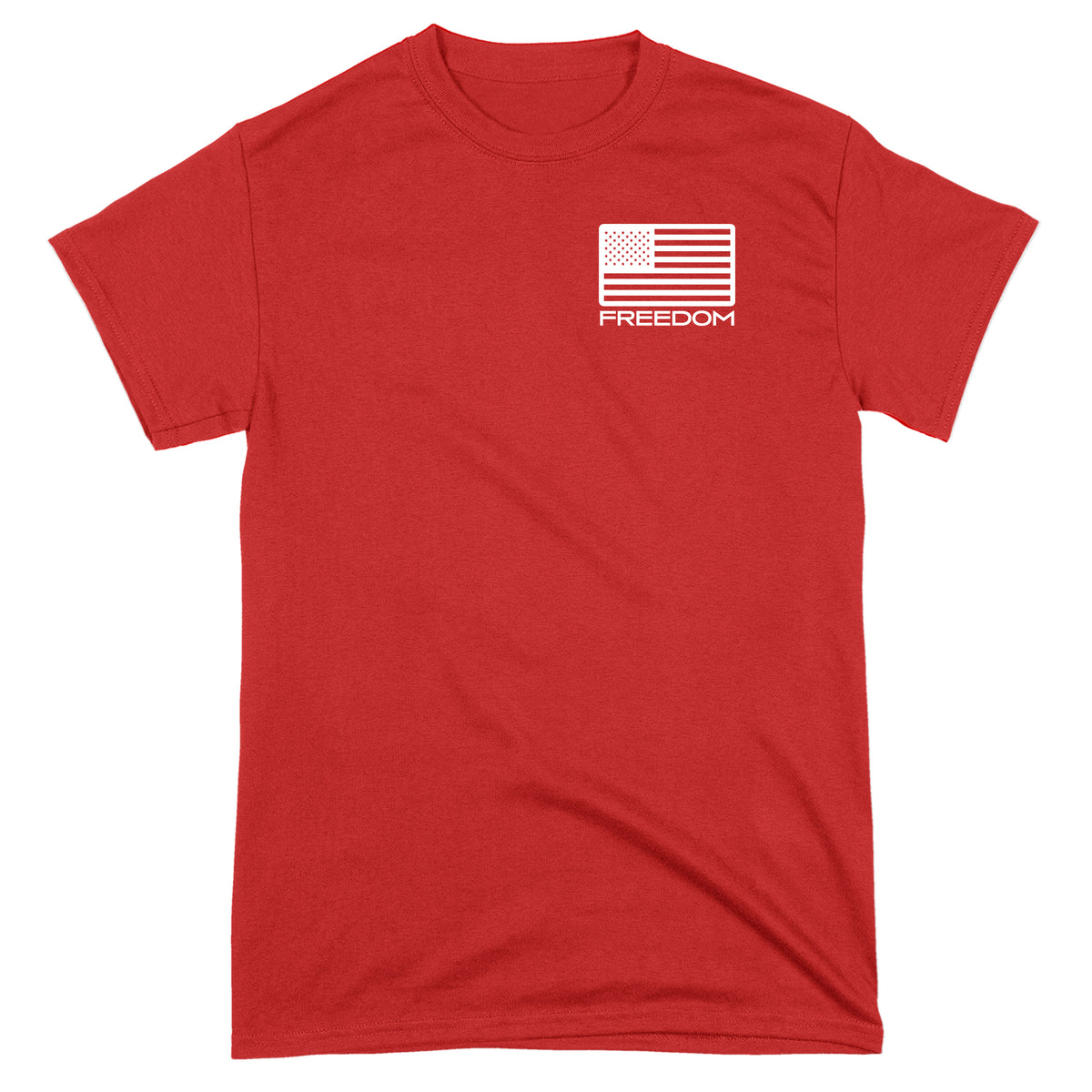Freedom Flag Chest Seal Patriotic Tee