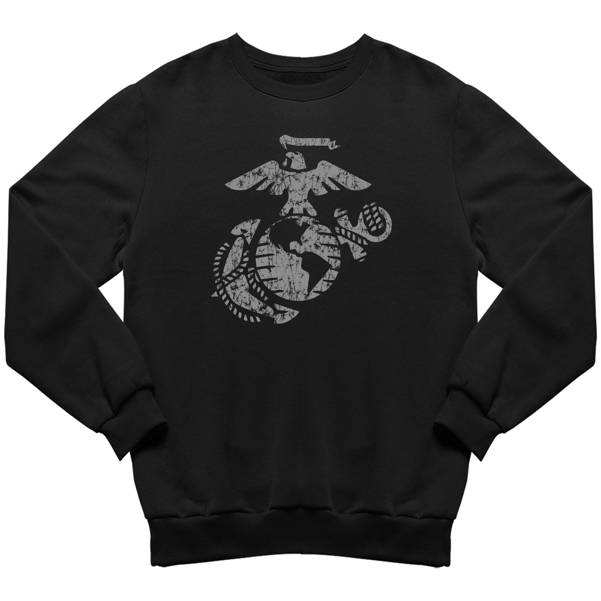 Marines Zero Dark Thirty Distressed EGA Sweatshirt