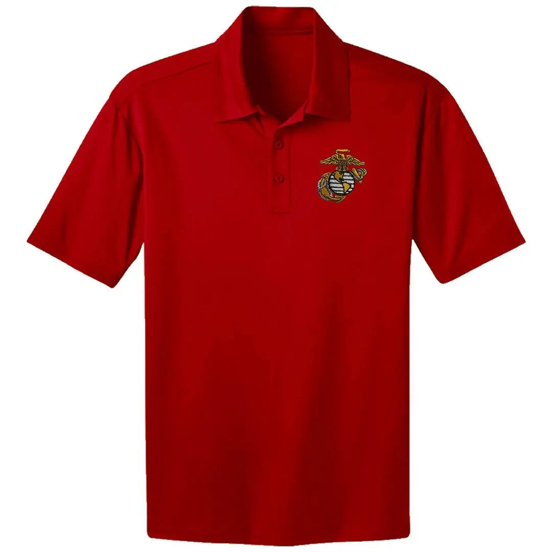 Big EGA Embroidered Dri-Fit Performance Polo - Marine Corps Direct