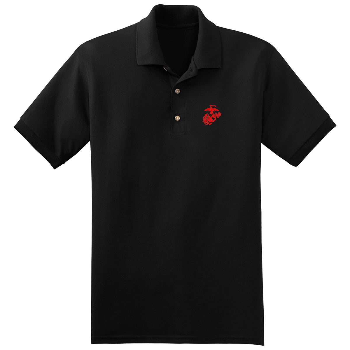 Marines Red EGA Embroidered Polo