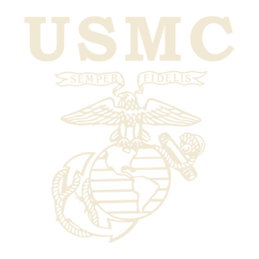 Old School Heritage Marines Sand Chest Seal Long Sleeve Tee