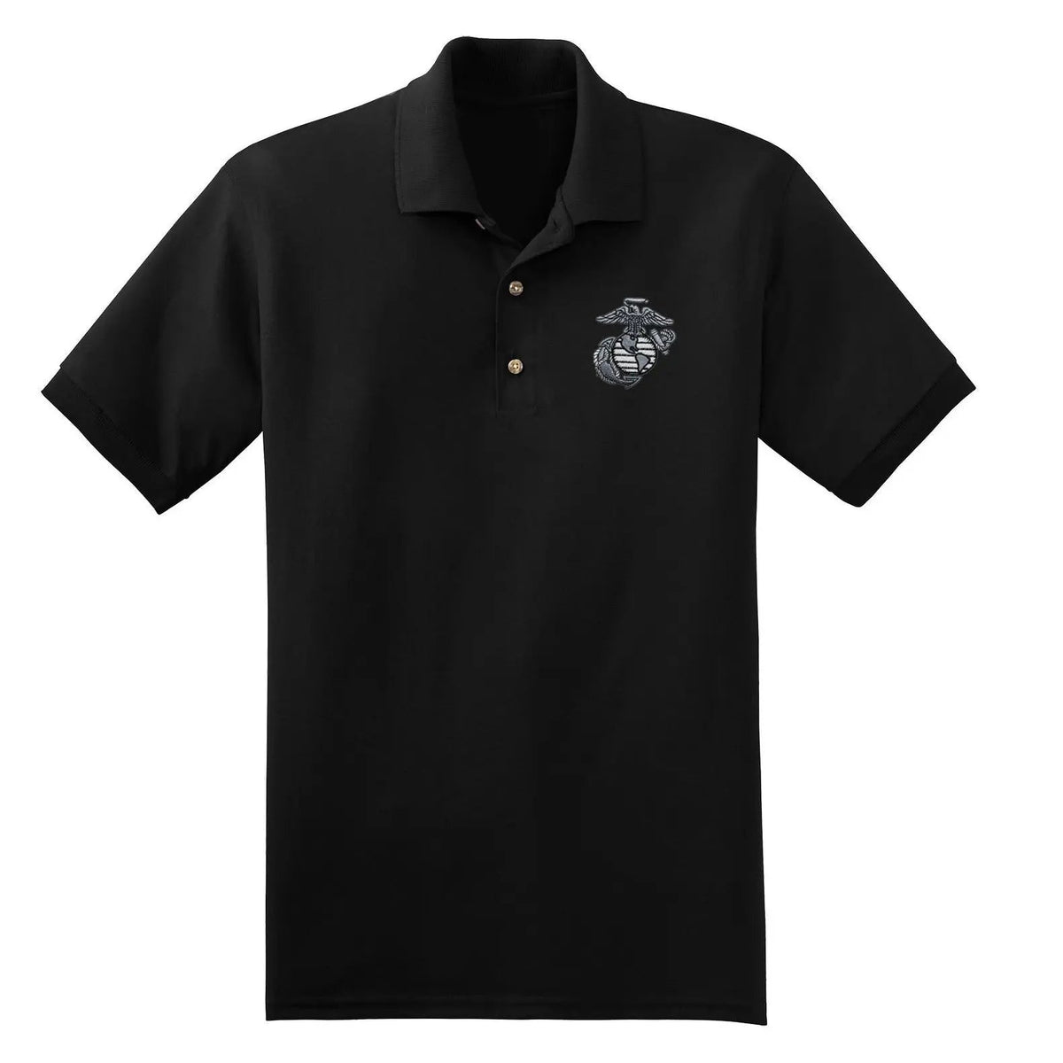 Aluminum EGA Embroidered Polo - Marine Corps Direct