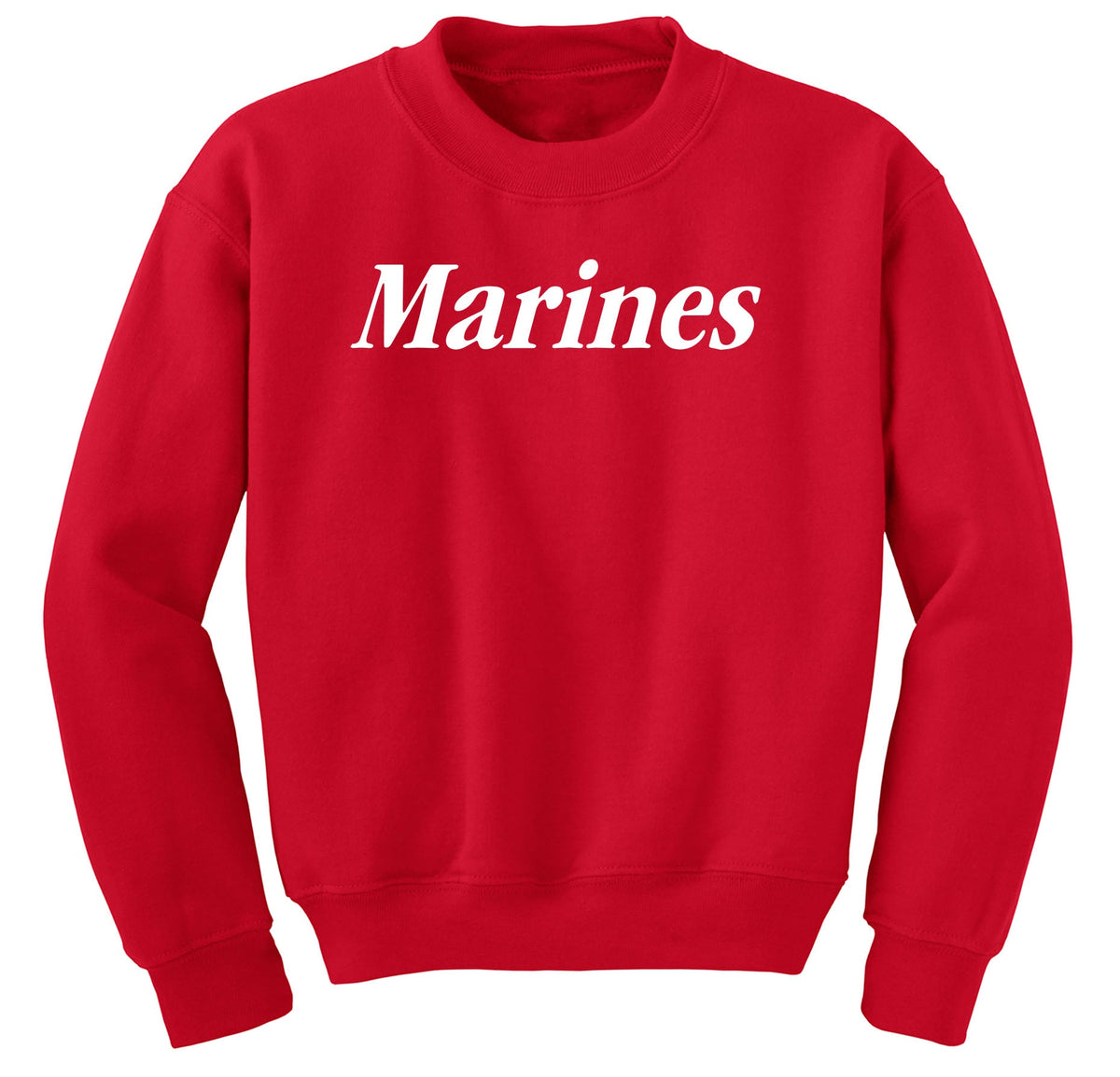 Closeout Red White Marines Sweatshirt
