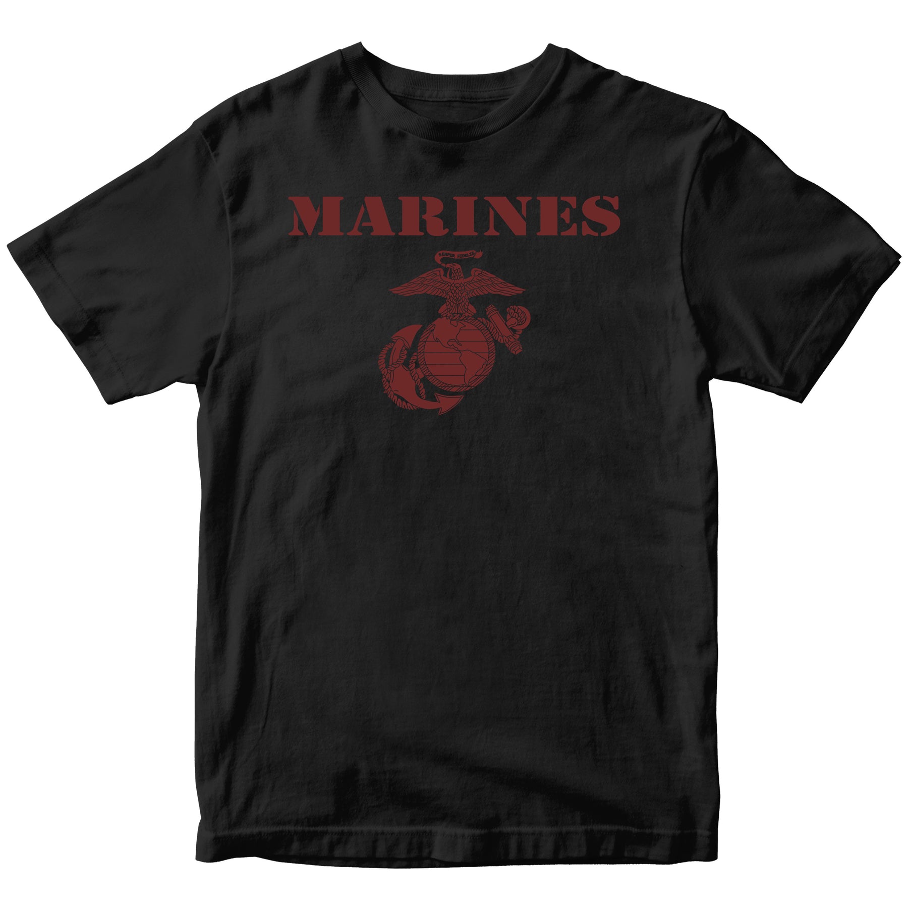 Red Vintage Marines Tee