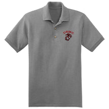 Red USMC EGA Embroidered Polo - Marine Corps Direct