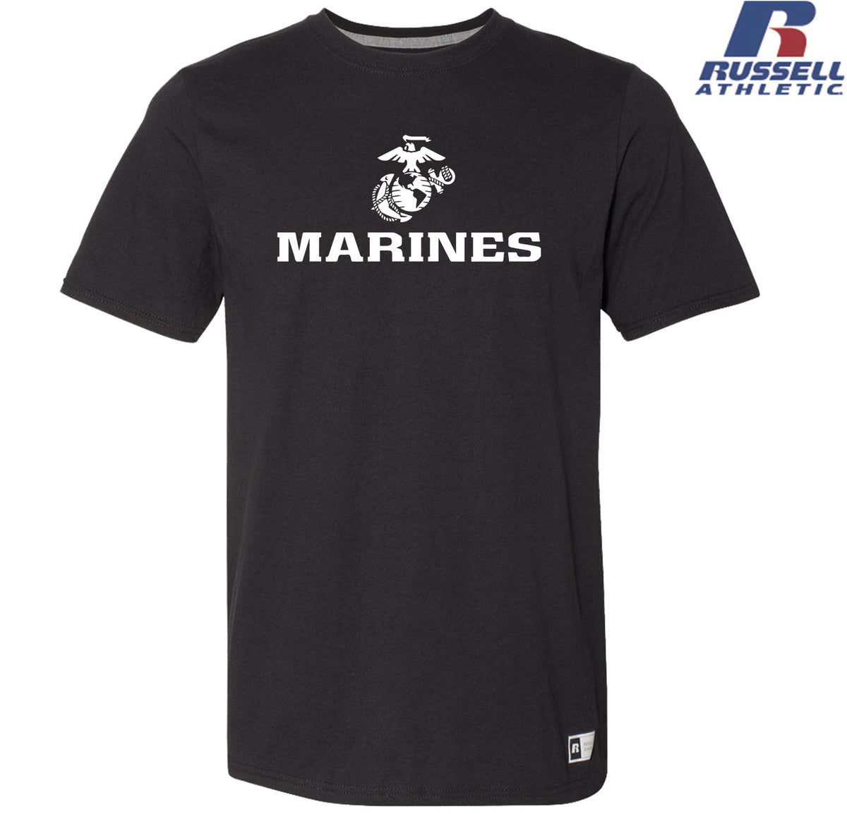 Russell Athletic White Marines EGA Performance T-Shirt