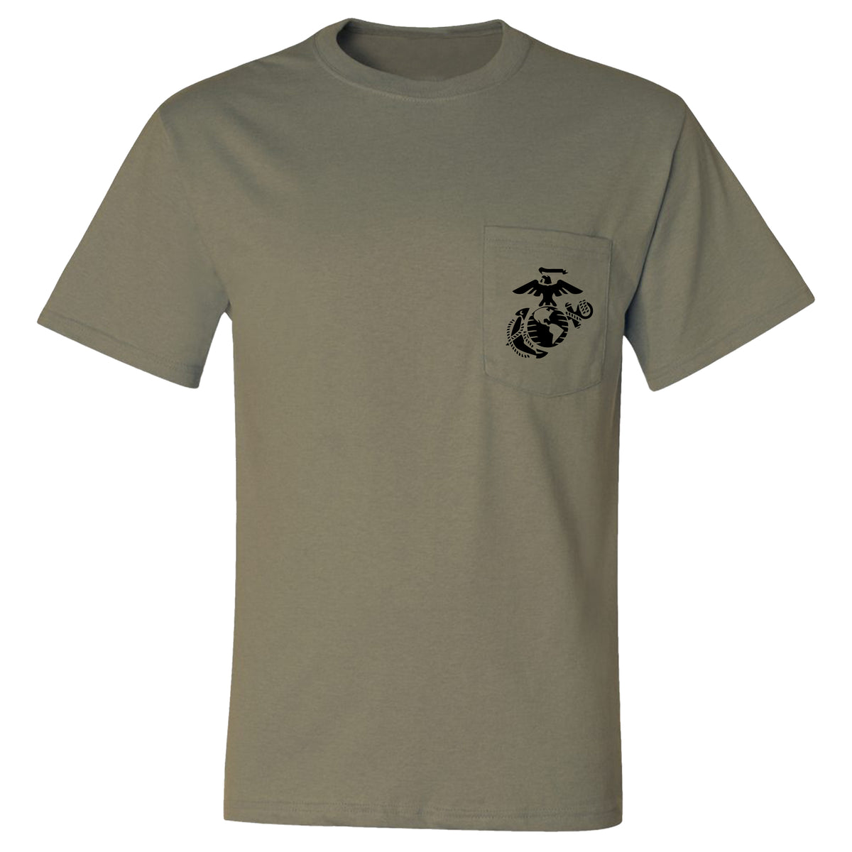 Marines EGA Chest Seal Pocket T-Shirt