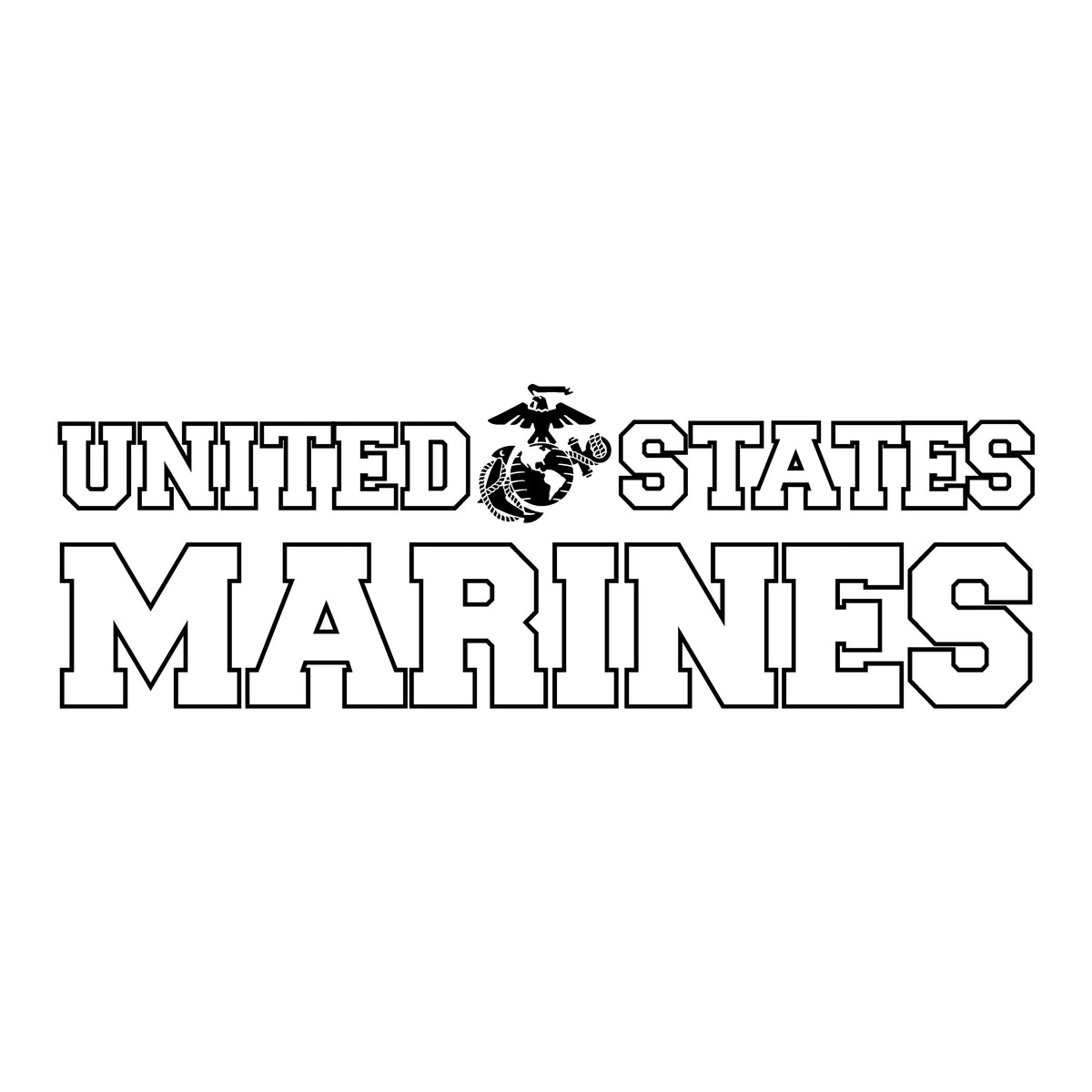 United States Marines Outline T-Shirt