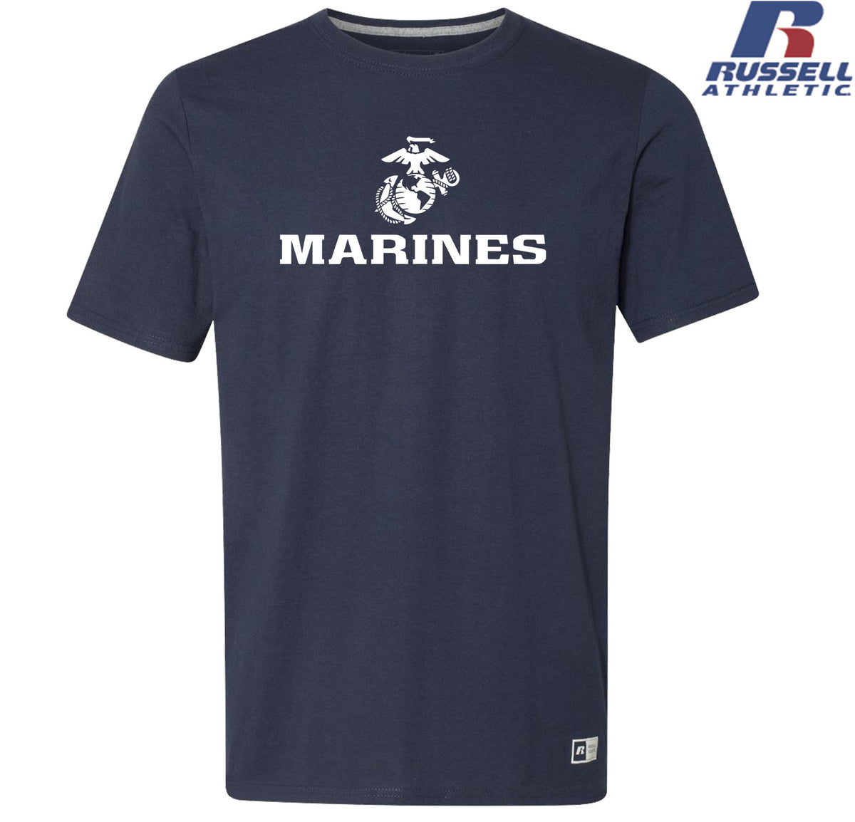Russell Athletic White Marines EGA Performance T-Shirt
