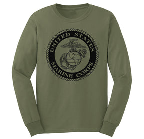 USMC Big Seal Long Sleeve T-Shirt