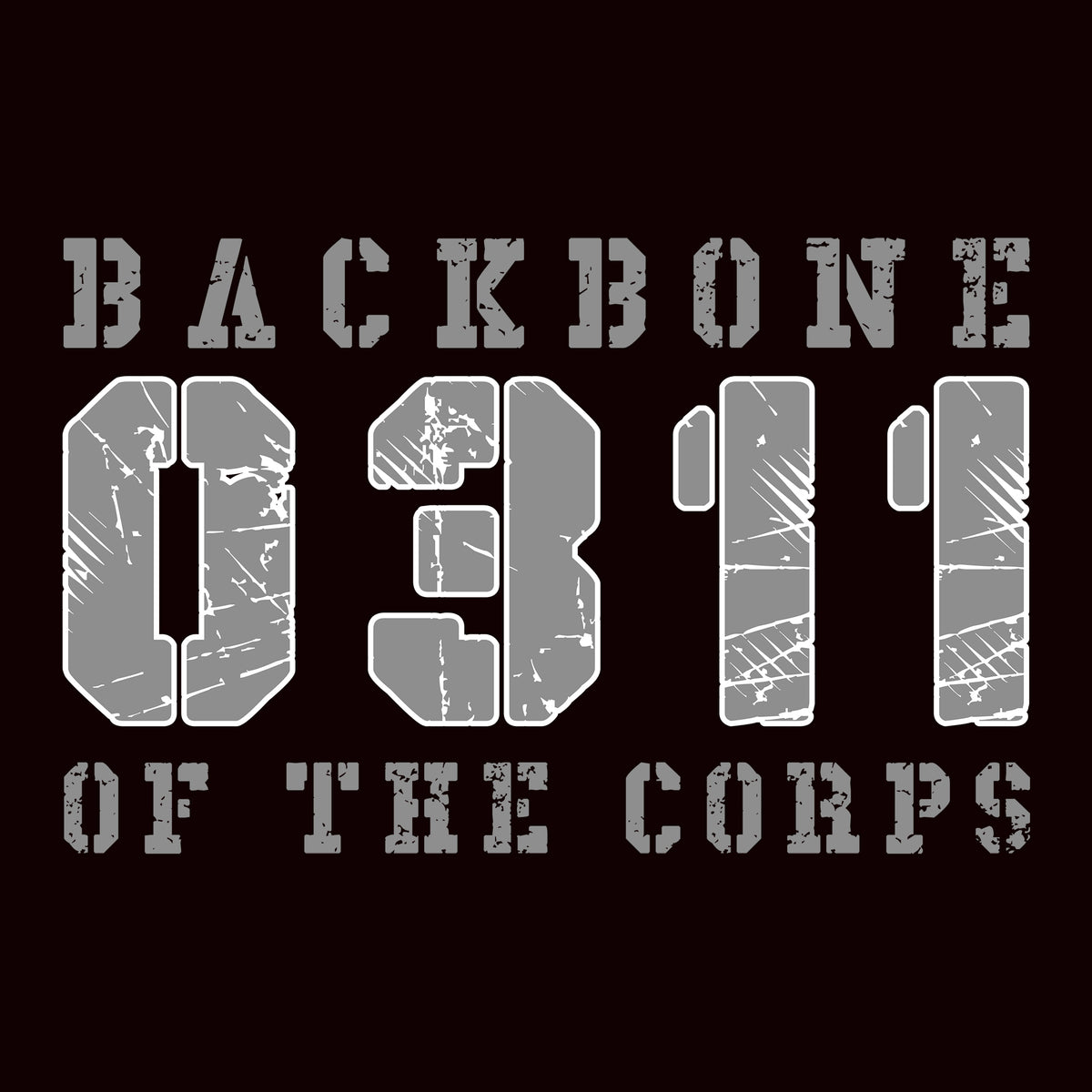 Marines Zero Dark Thirty Backbone Of The Corps Tee
