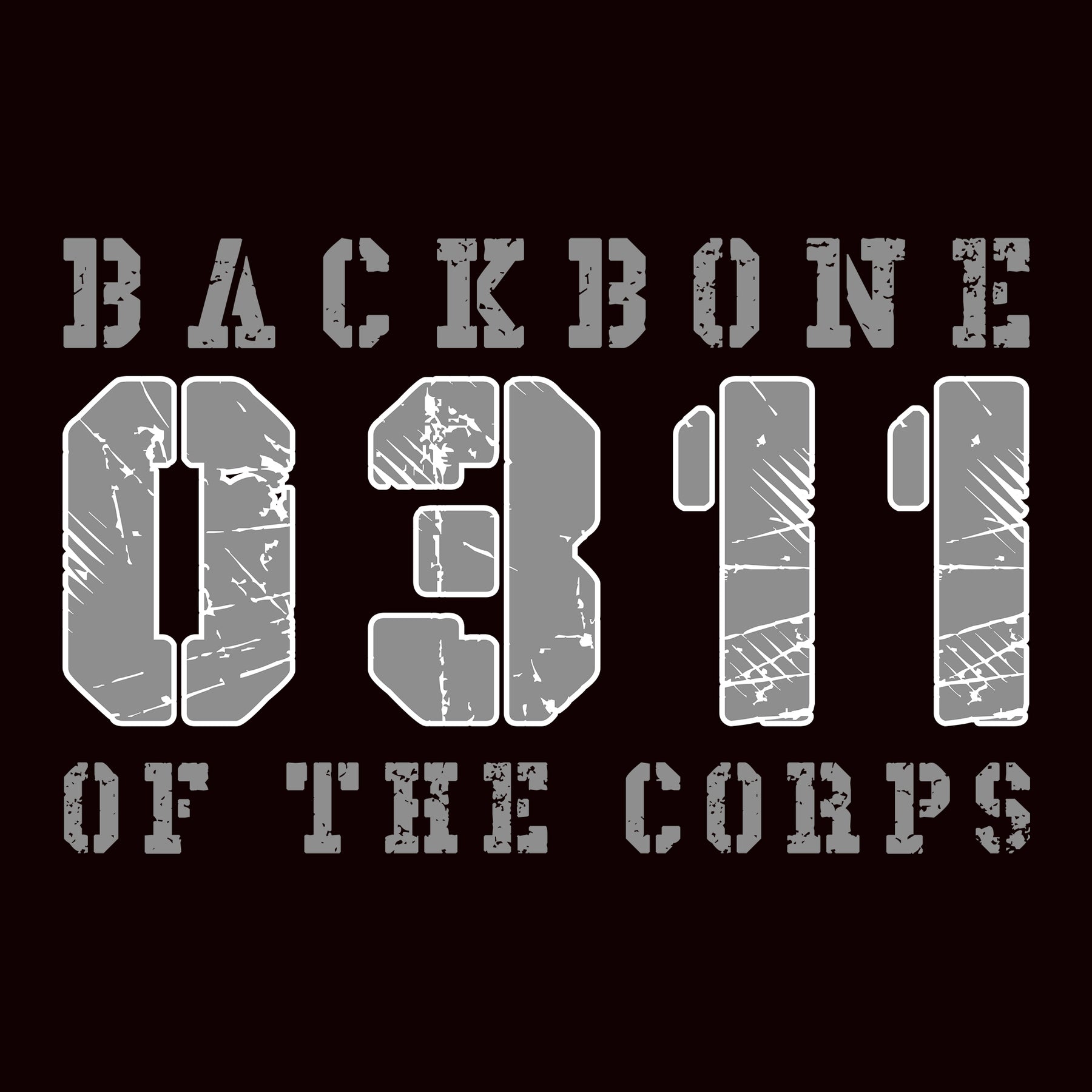 Marines Zero Dark Thirty Backbone Of The Corps Sweatshirt