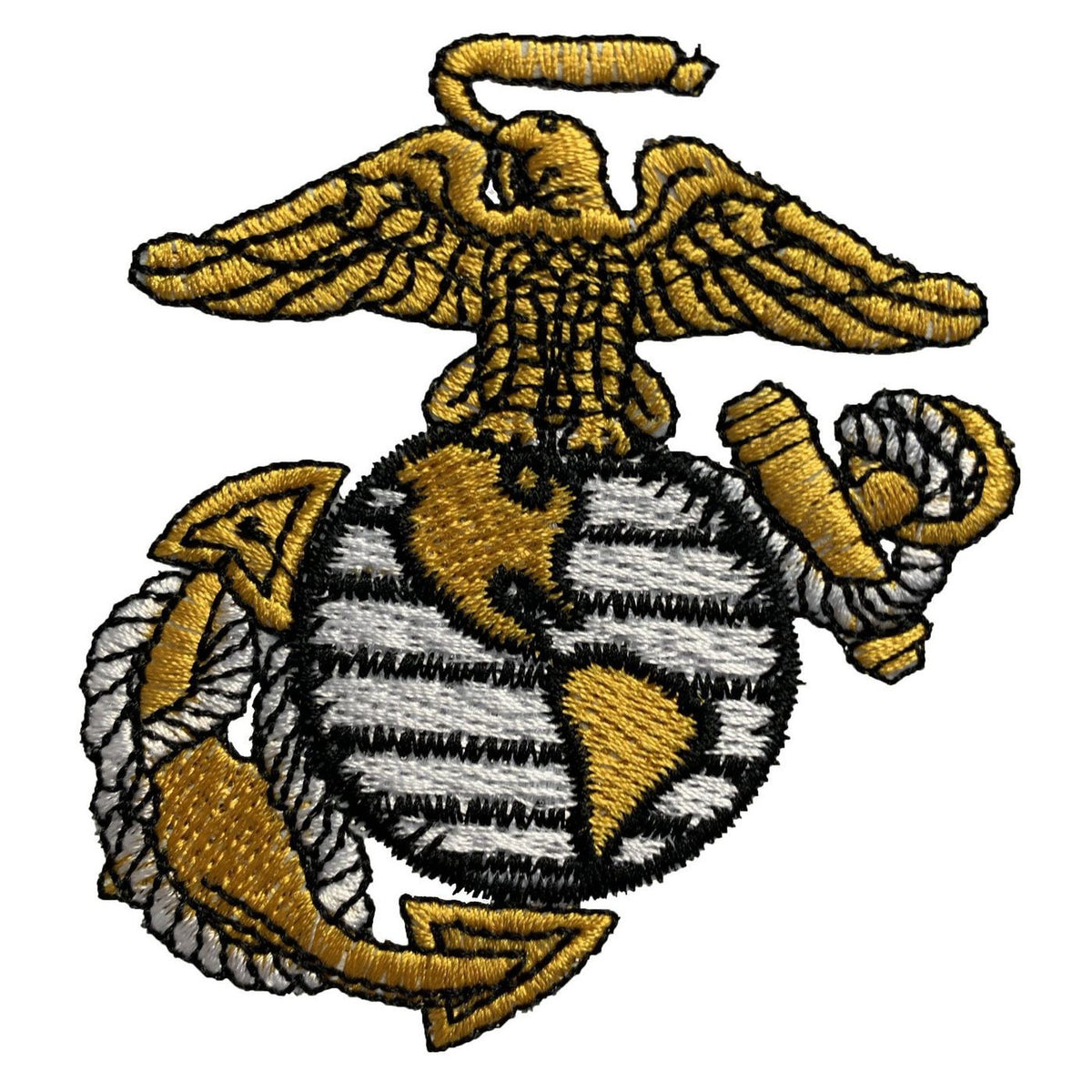 Marines EGA Embroidered Long Sleeve Polo