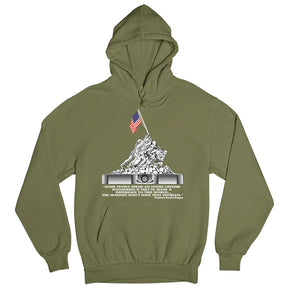 MARINE IWO JIMA Made a Difference Hoodie