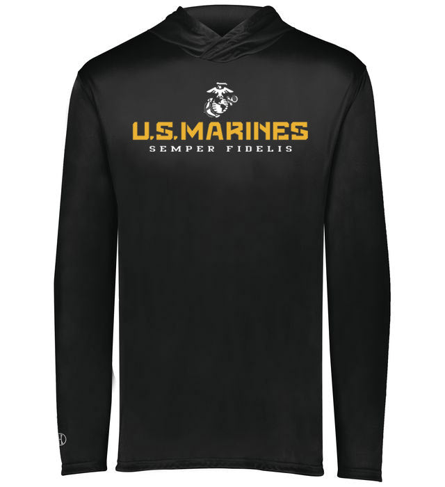 U.S. Marines lightweight Performance hoodie (Black)