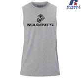 CLOSEOUT Russell Athletic EGA Marines Sleeveless Muscle T-Shirt