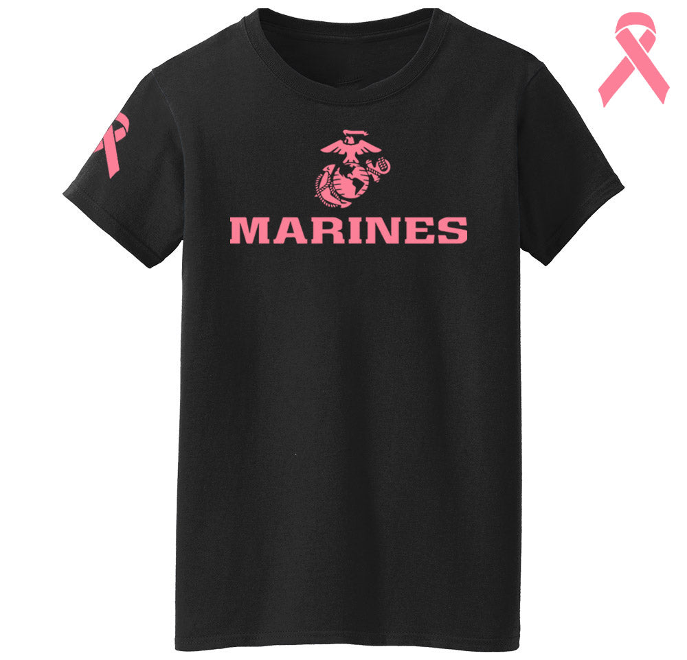 Marines Breast Cancer Awareness Women's Tee
