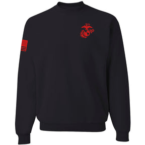 Premium Flag Sleeve Drop Red EGA Sweatshirt