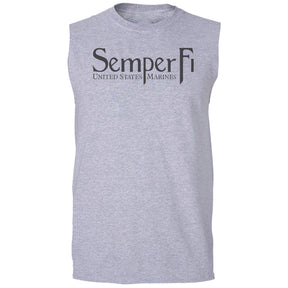 Semper Fi Core Cotton Sleeveless Tee