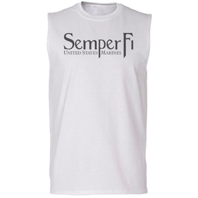 Semper Fi Core Cotton Sleeveless Tee