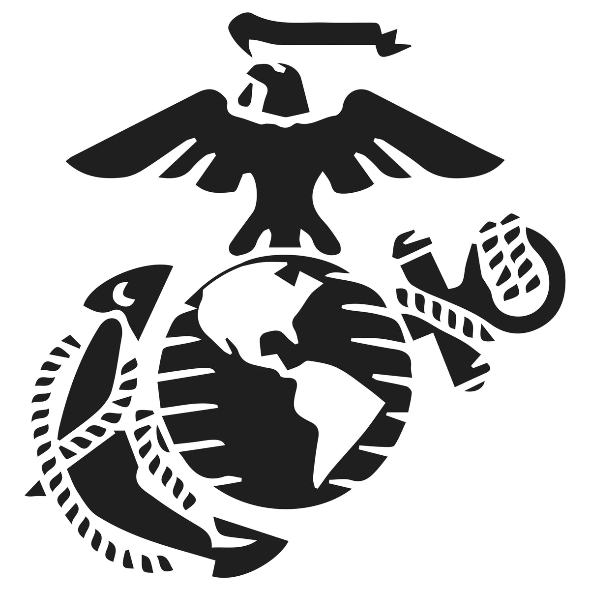 Marines EGA Chest Seal Pocket T-Shirt